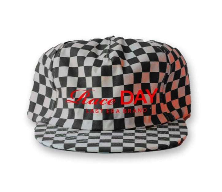 Race Day Checkered Flag Cap
