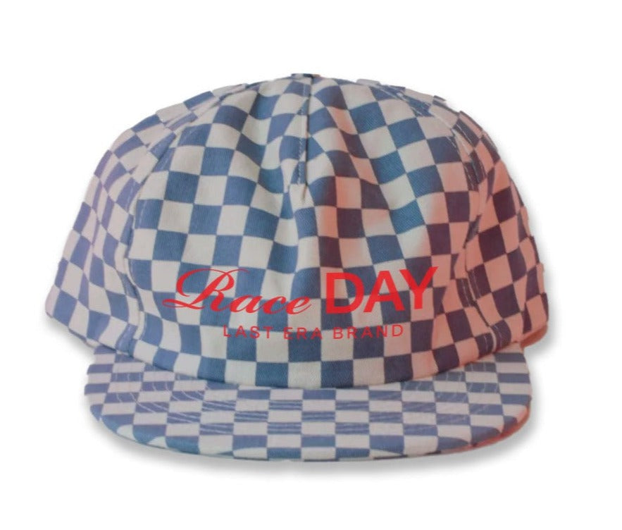 Race Day Checkered Flag Cap