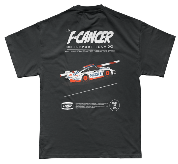 PRE-ORDER:  F-CANCER Support Team Fundraising Tee