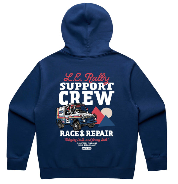 L. E. Rally Support Crew Hoodie