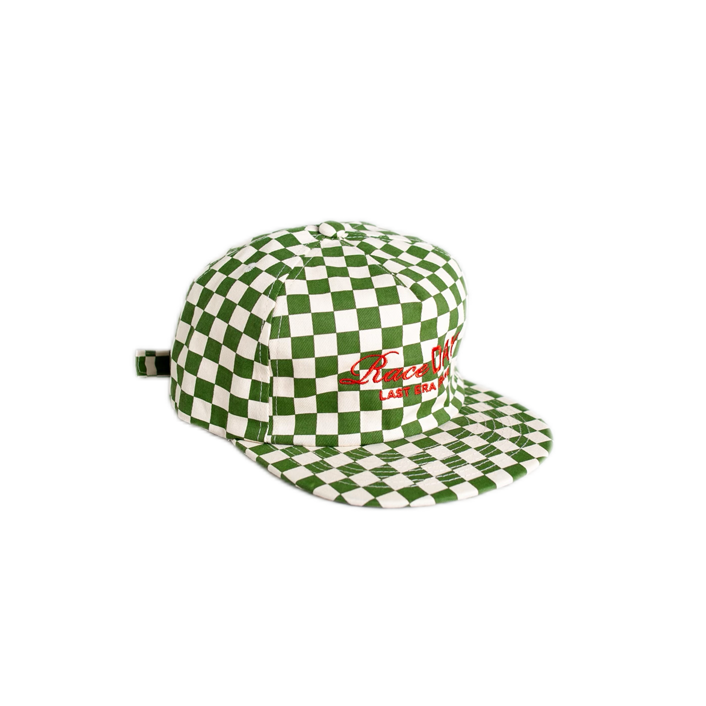 Race Day Checkered Flag Cap - Green