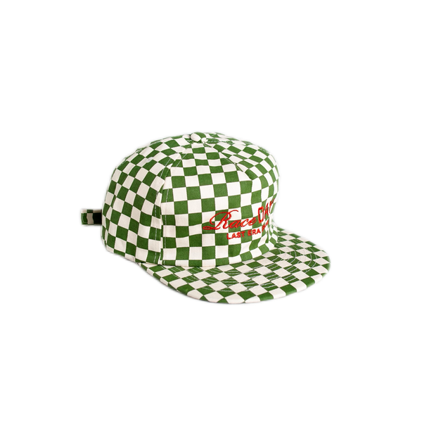 Race Day Checkered Flag Cap - Green