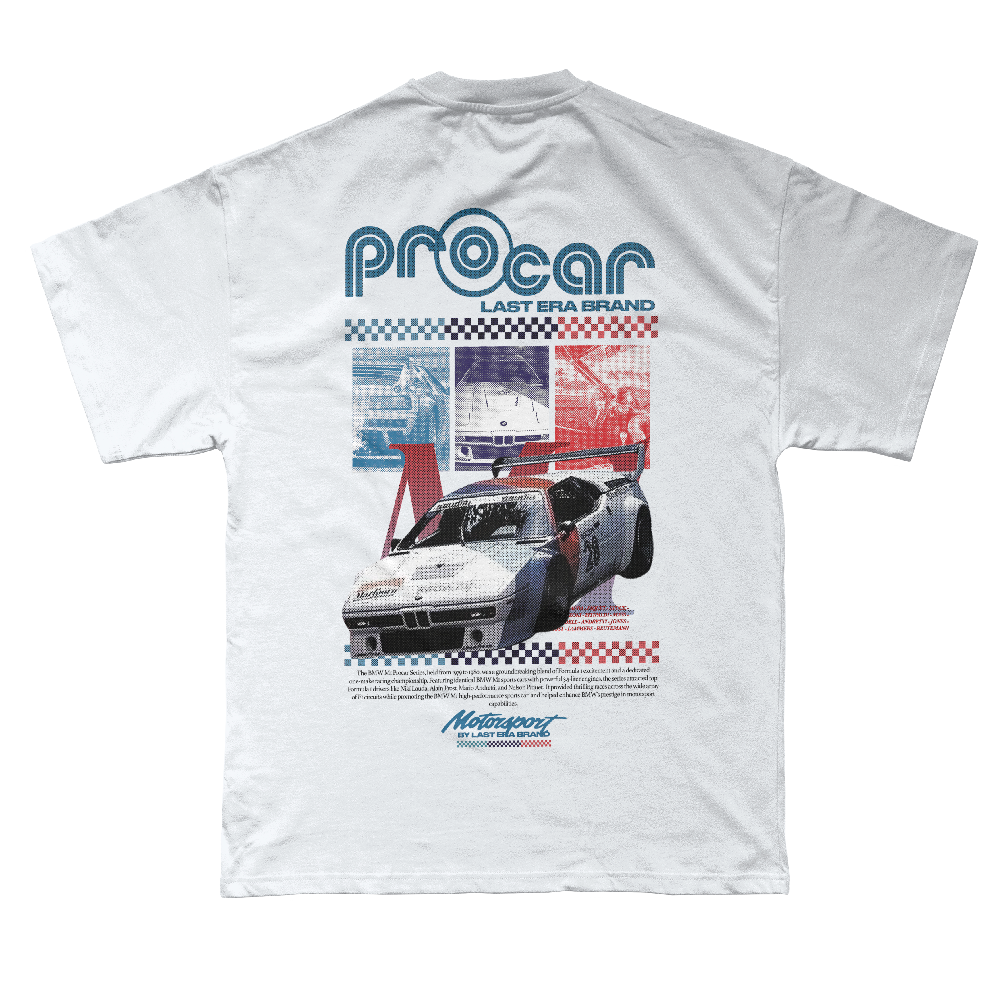 BMW M1 Procar Motorsport Tee - Faded White