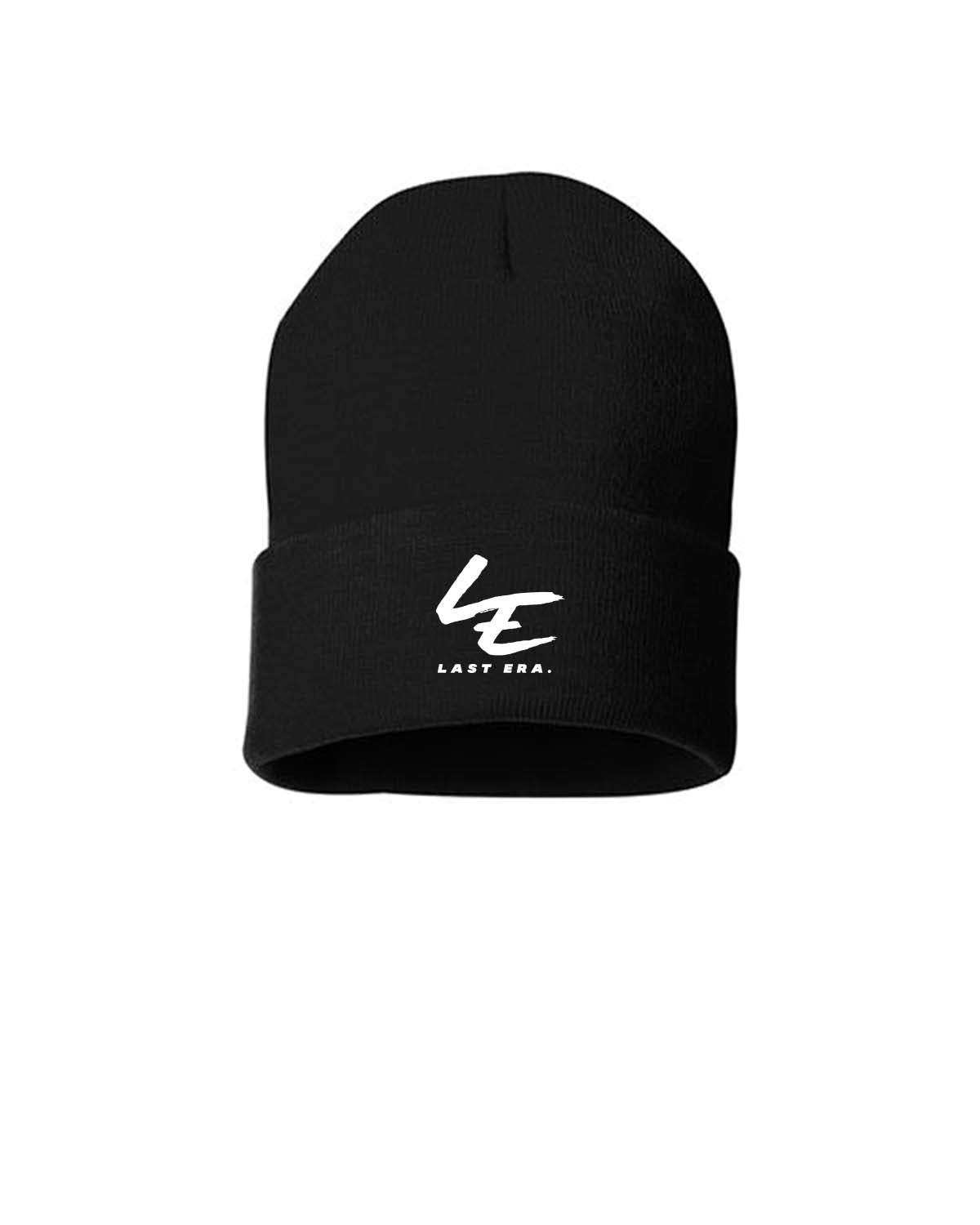 Last Era Embroidered Cuffed Beanie - Black